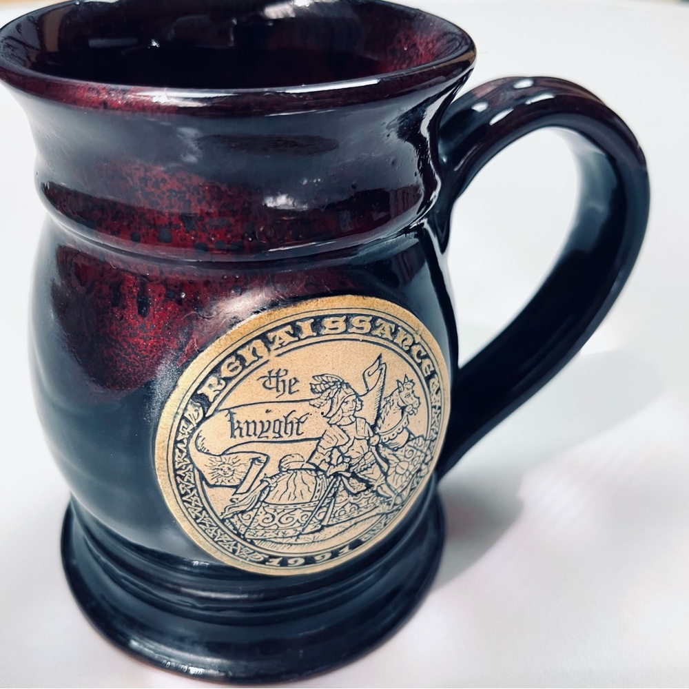 MN 1991 Renaissance Festival “The Knight” Collectors Goblet Mug